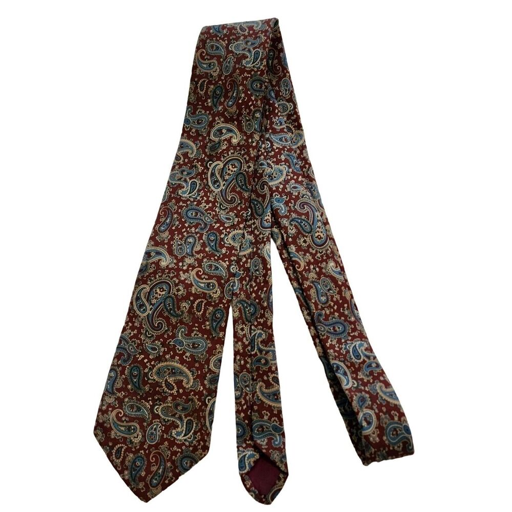 #6381 KETCH Vintage Brown polyester narrow tie
